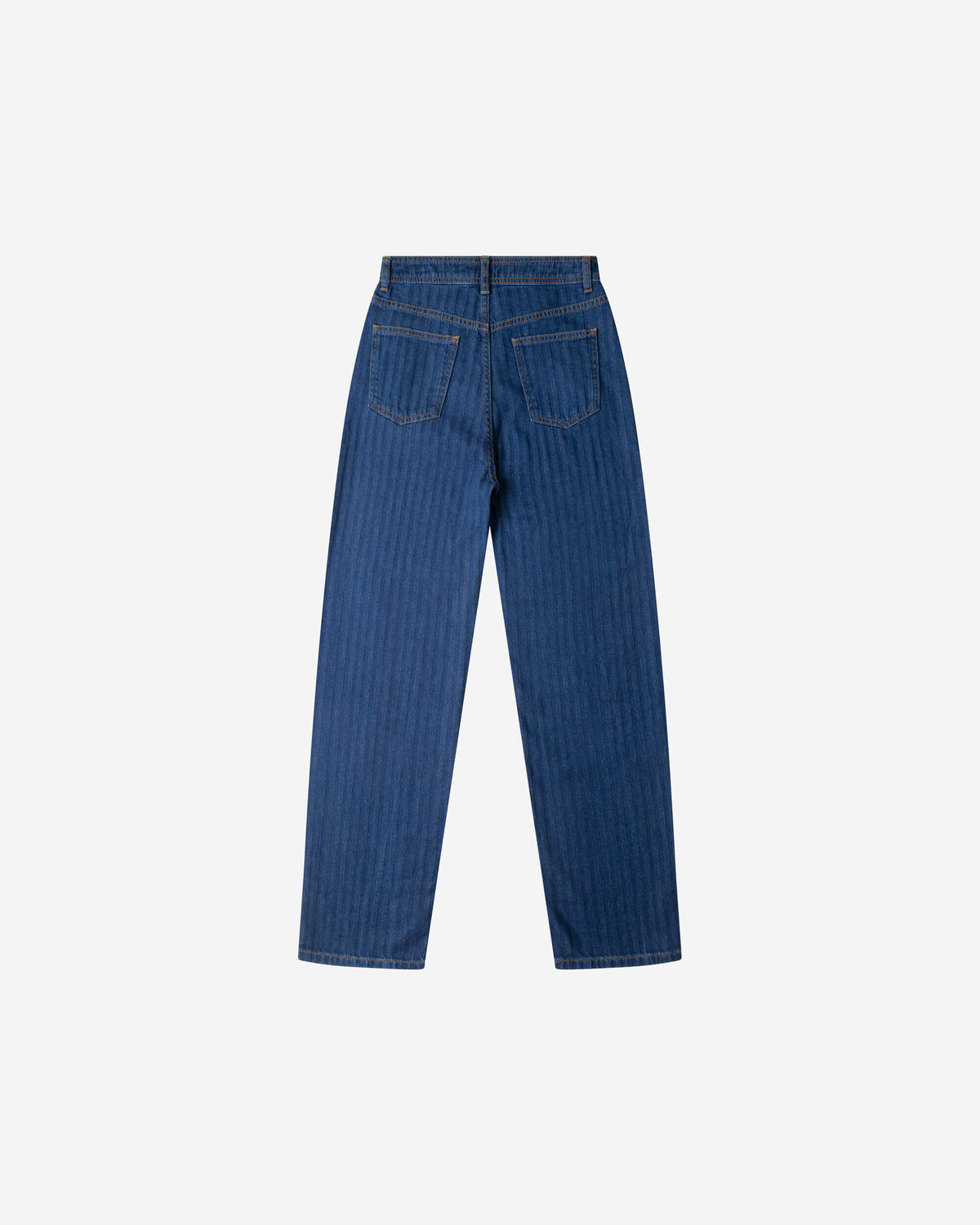 Straight Leg Denim Pants herringbone
