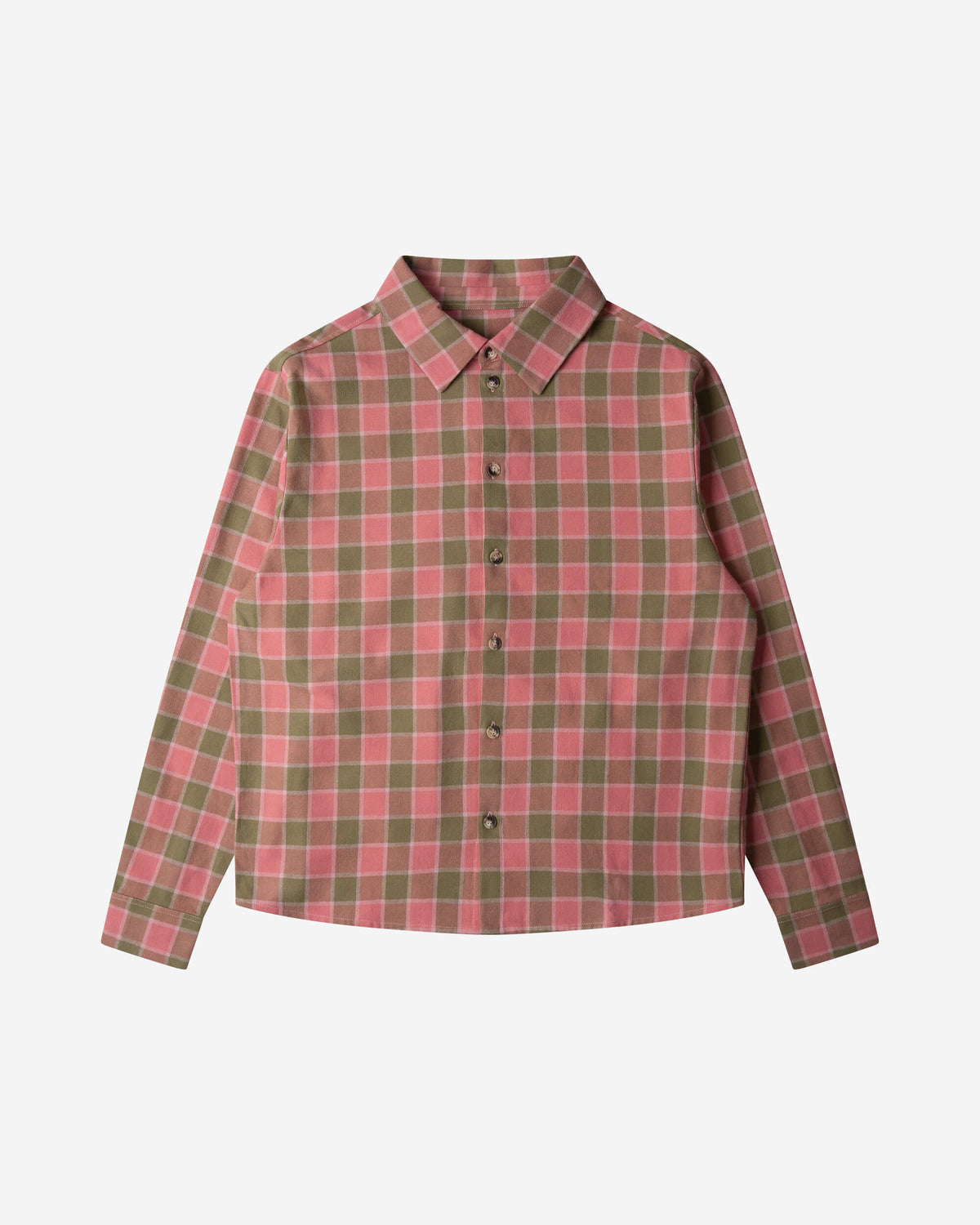Wide Flannel Shirt coast check