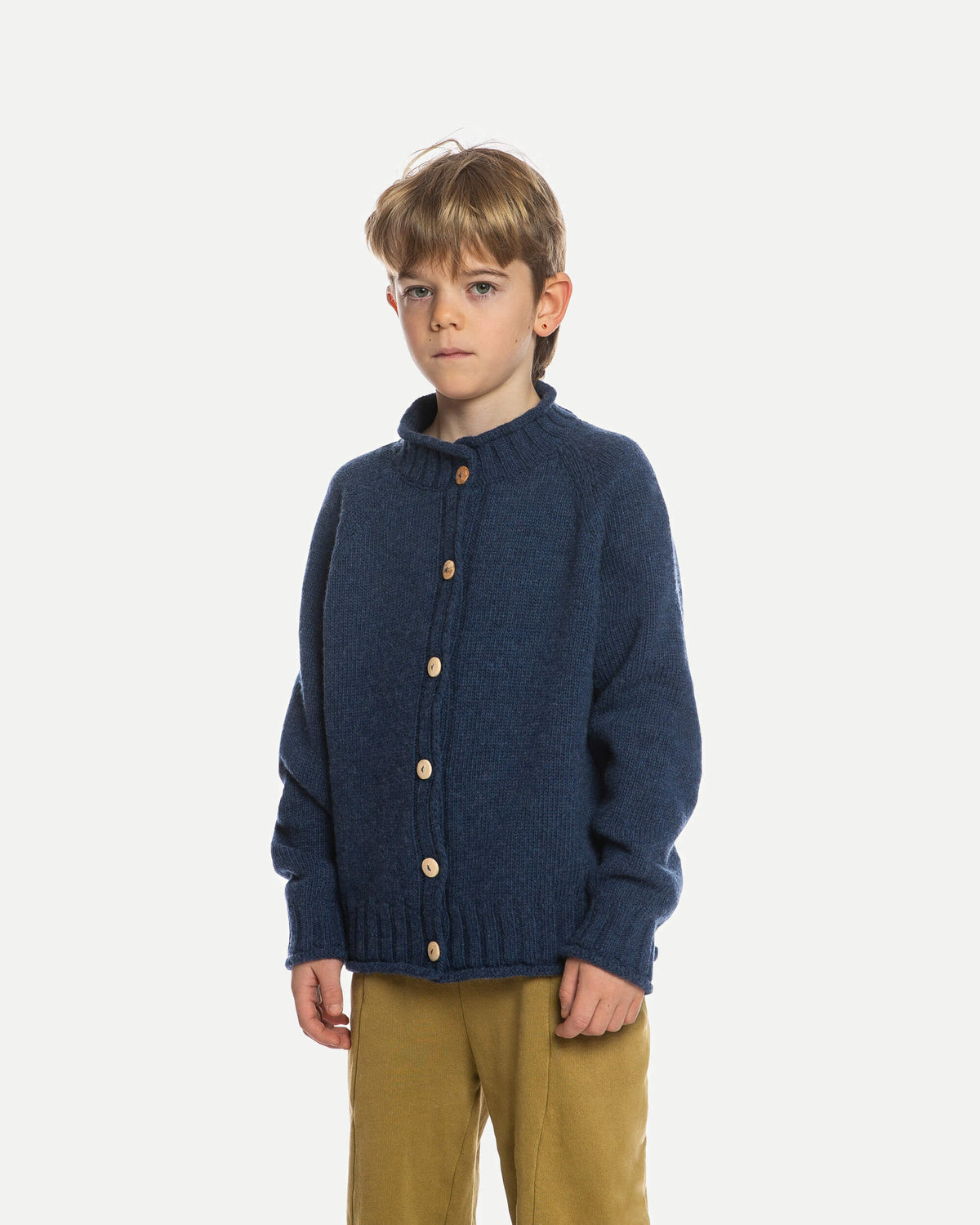 Snug Cardigan blue melange