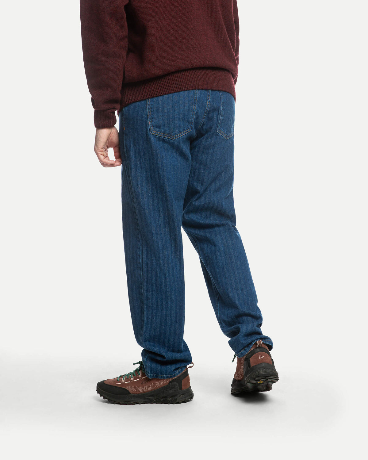 Tapered Denim Pants herringbone
