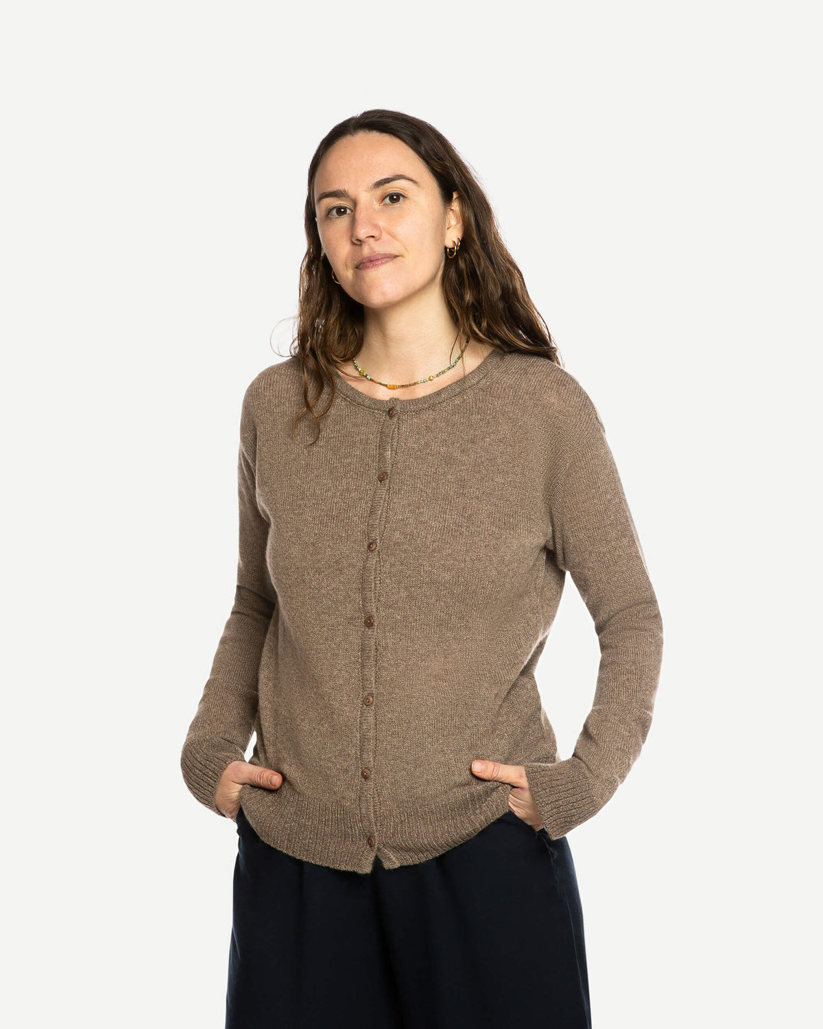 Cashmere Cardigan nougat