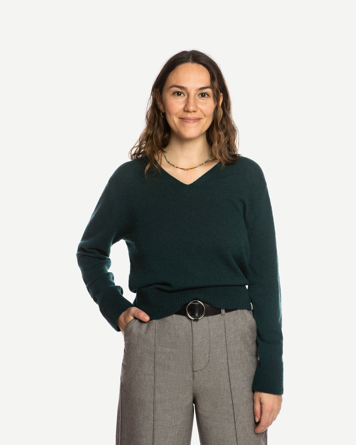 Cashmere Sweater dark forest