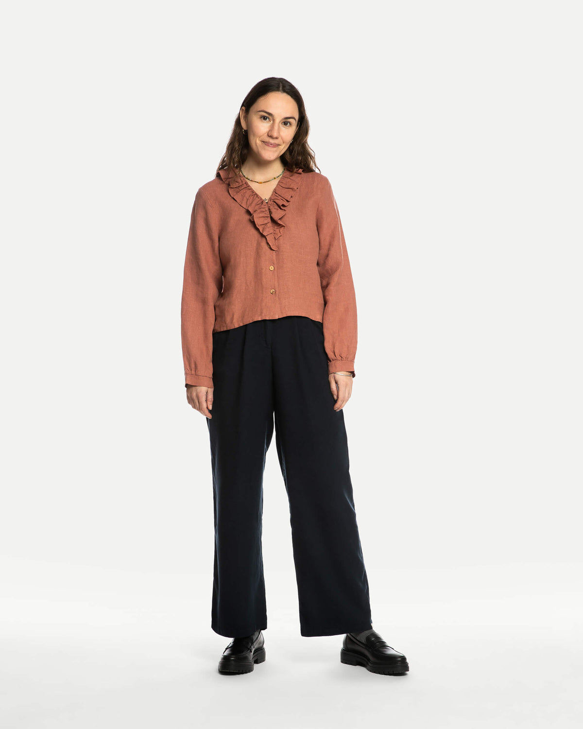 Cirque Blouse rosy brown