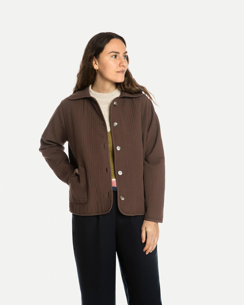 Quilted Jacket fudge