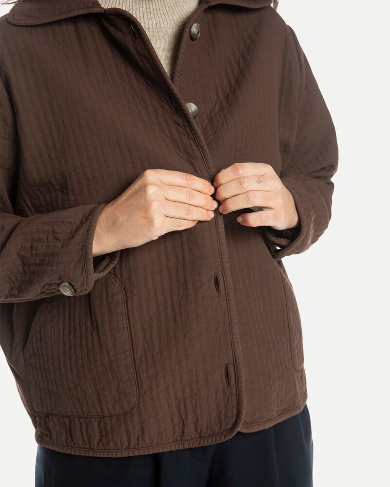 Quilted Jacket fudge