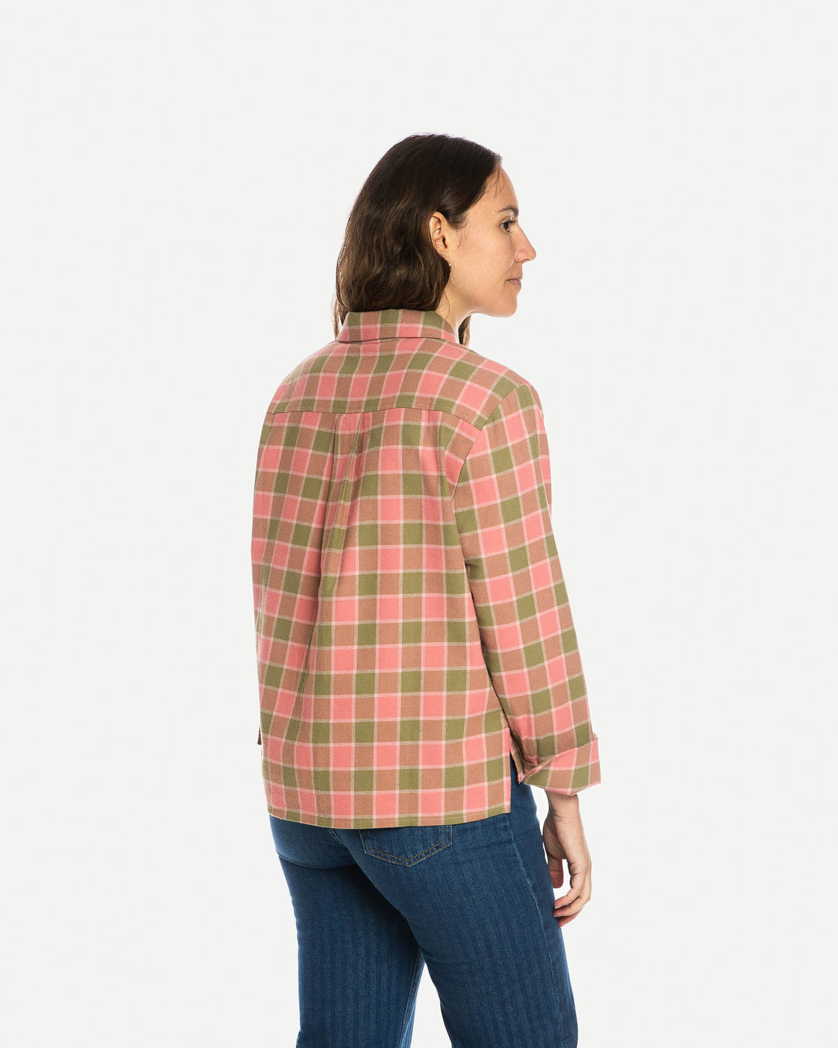 Wide Flannel Shirt coast check