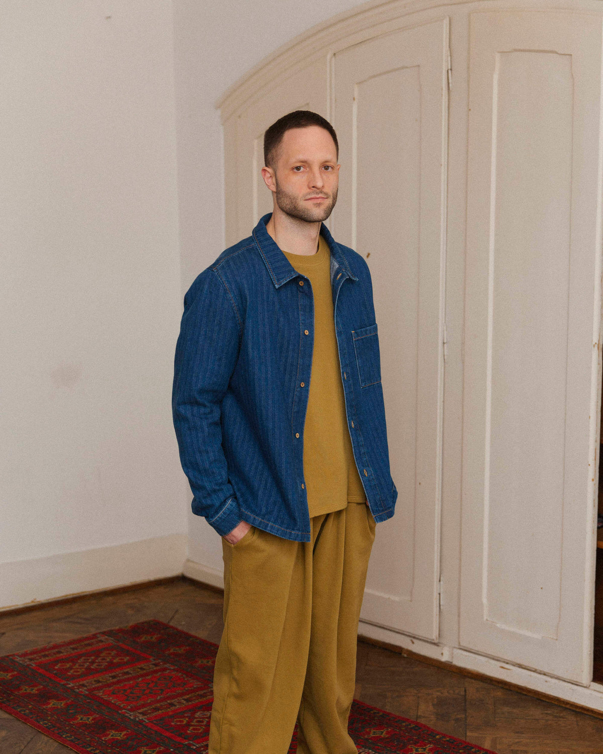 Pleated Sweatpants gold