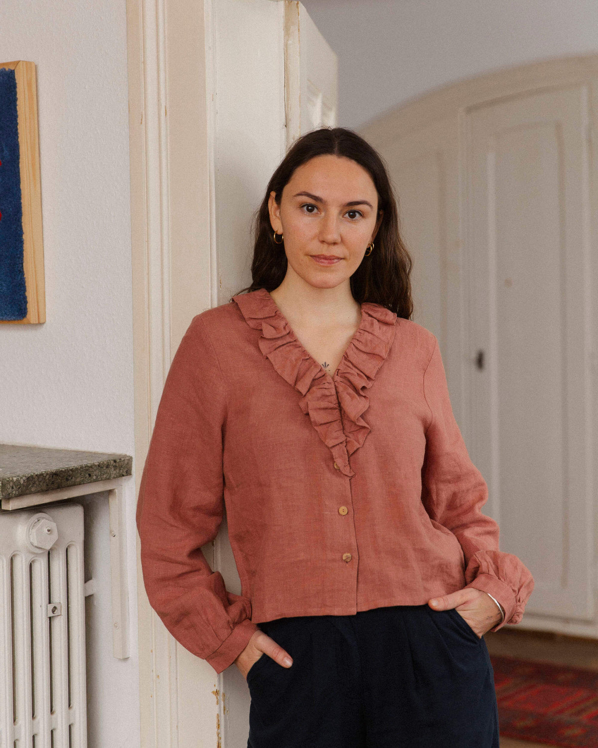 Cirque Blouse rosy brown