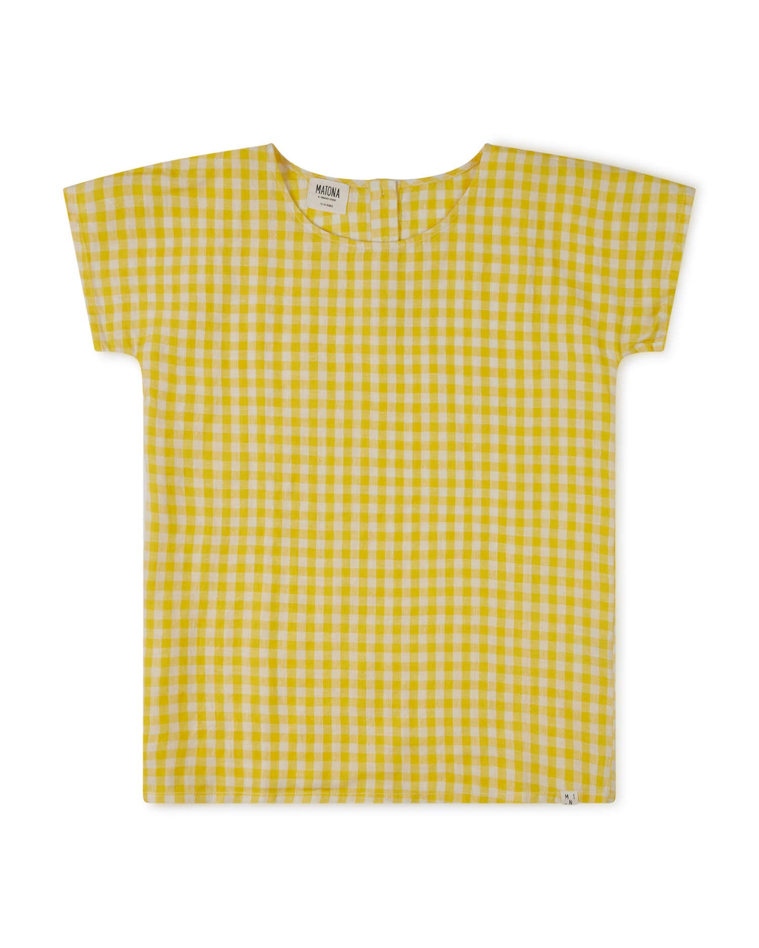 Easy T-Shirt yellow gingham