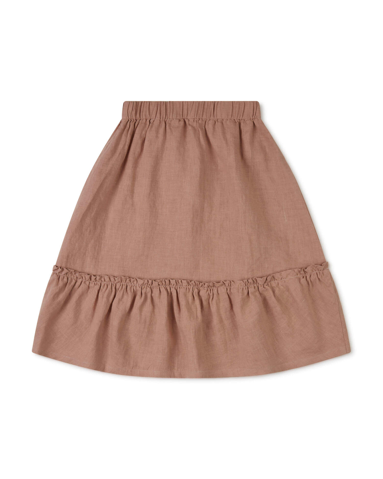 Ruffled Skirt rosewood