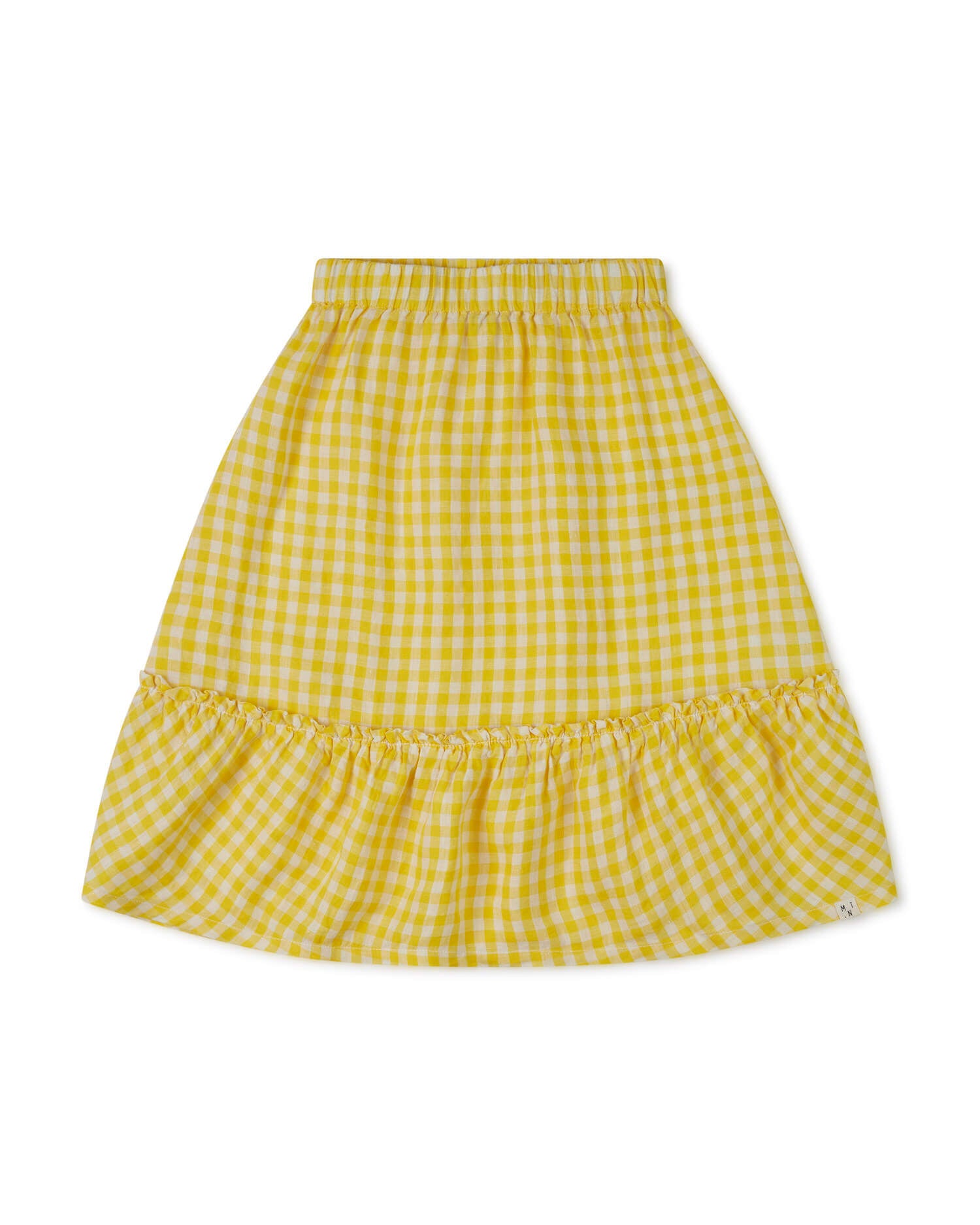 Ruffled Skirt yellow gingham