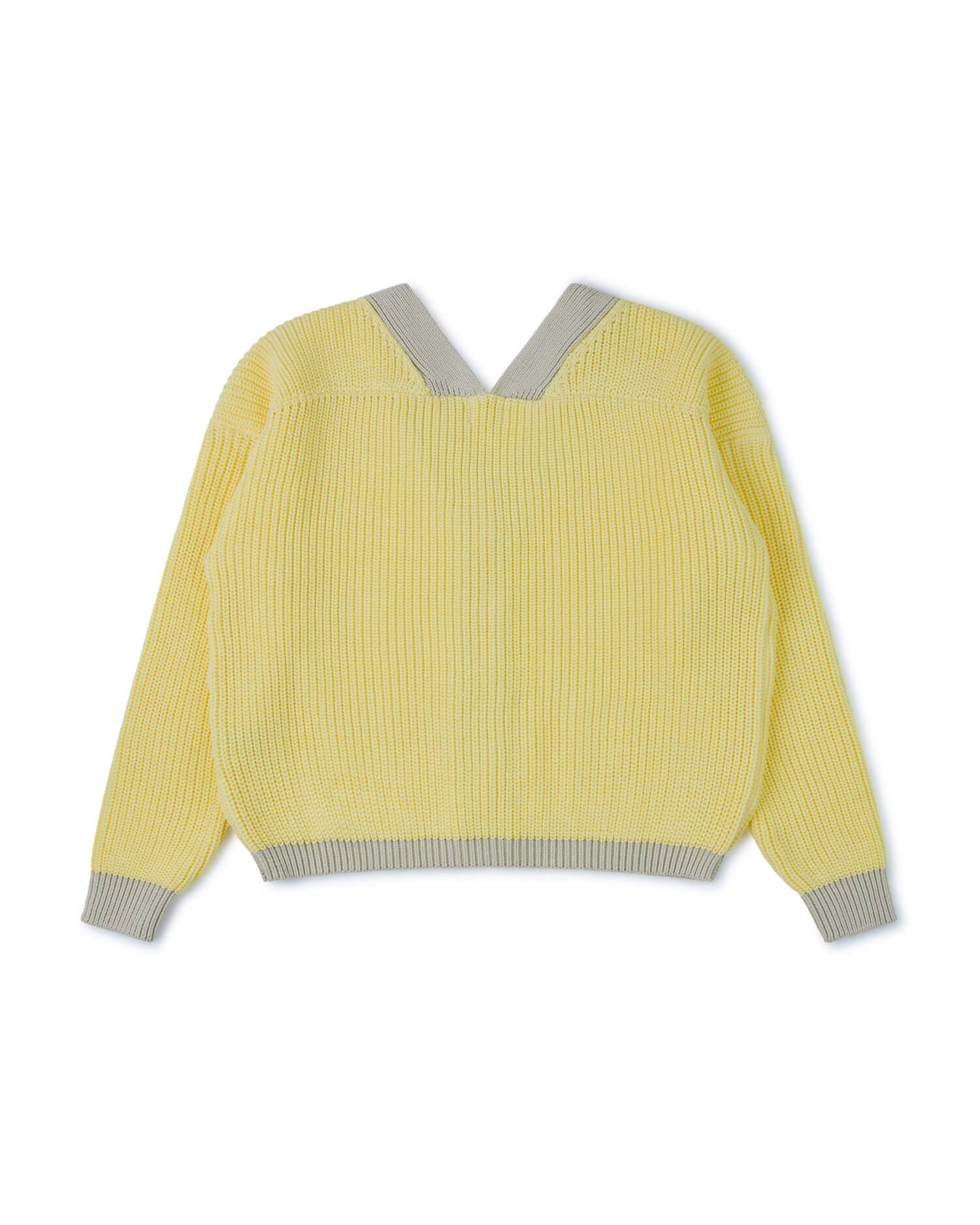 Color Block Cardigan daffodil