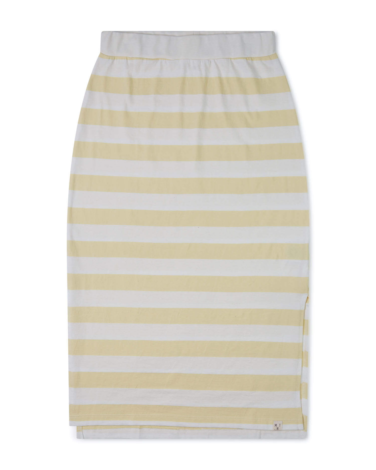 Jersey Skirt yellow stripes