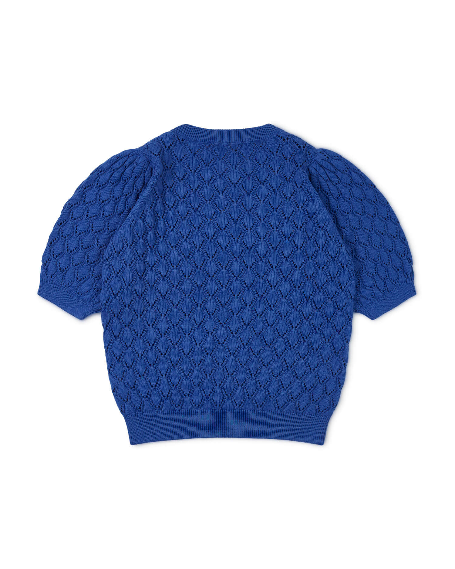 Knit Blouse cobalt