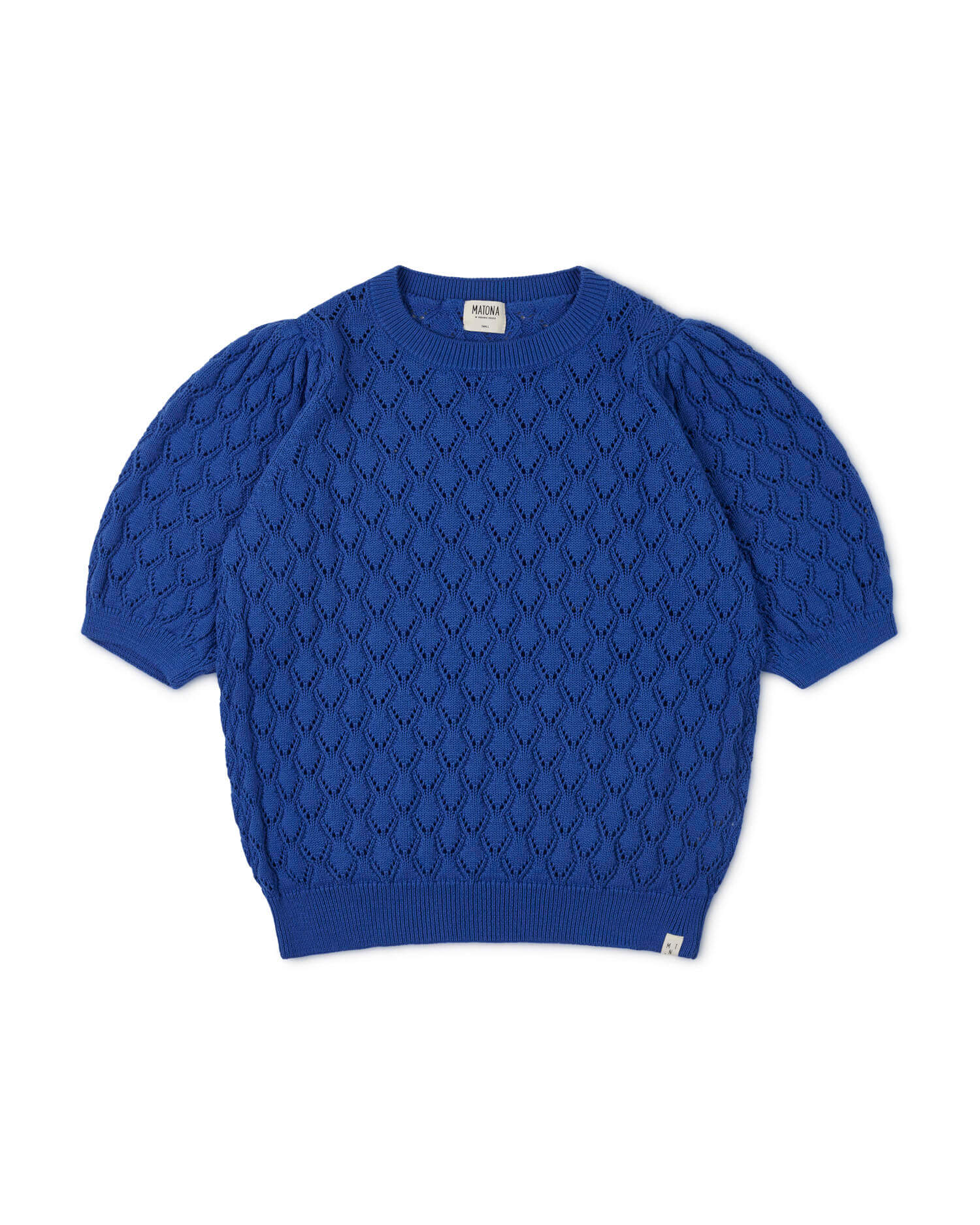 Knit Blouse cobalt