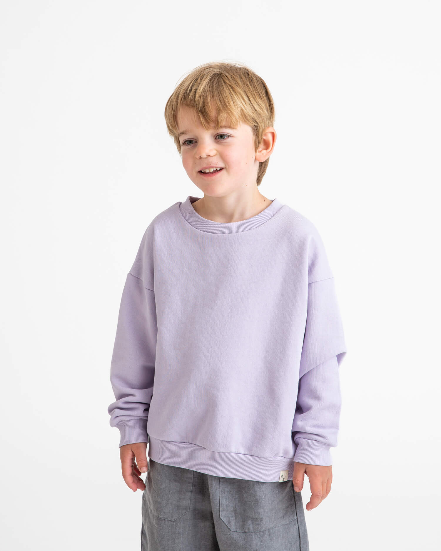 Lilac crew neck sweater hotsell