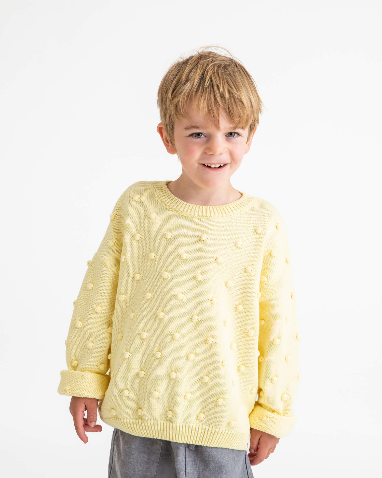 Popcorn Sweater daffodil