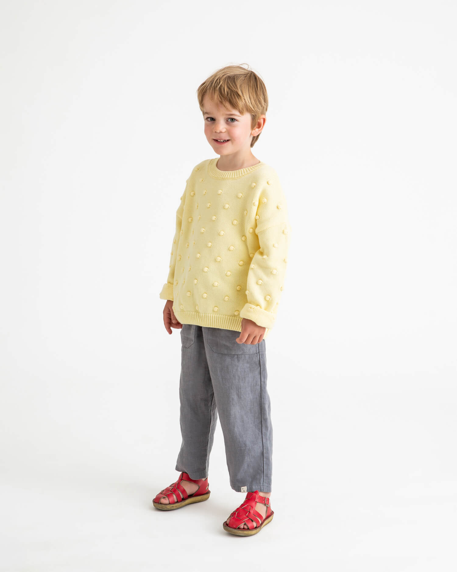 Popcorn Sweater daffodil