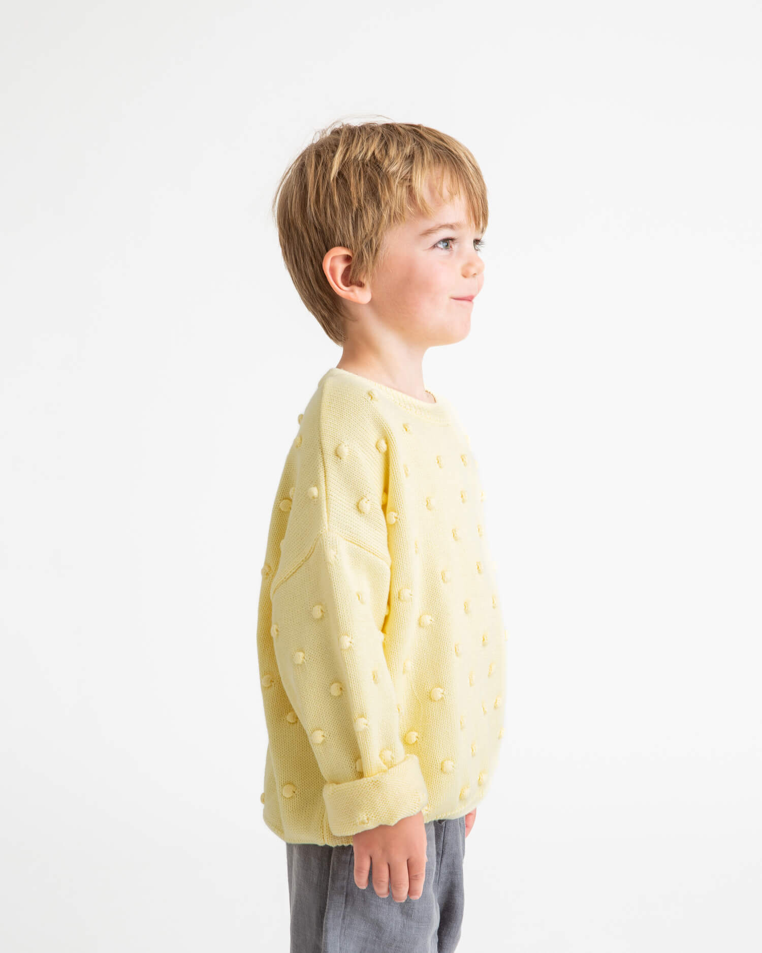 Popcorn Sweater daffodil