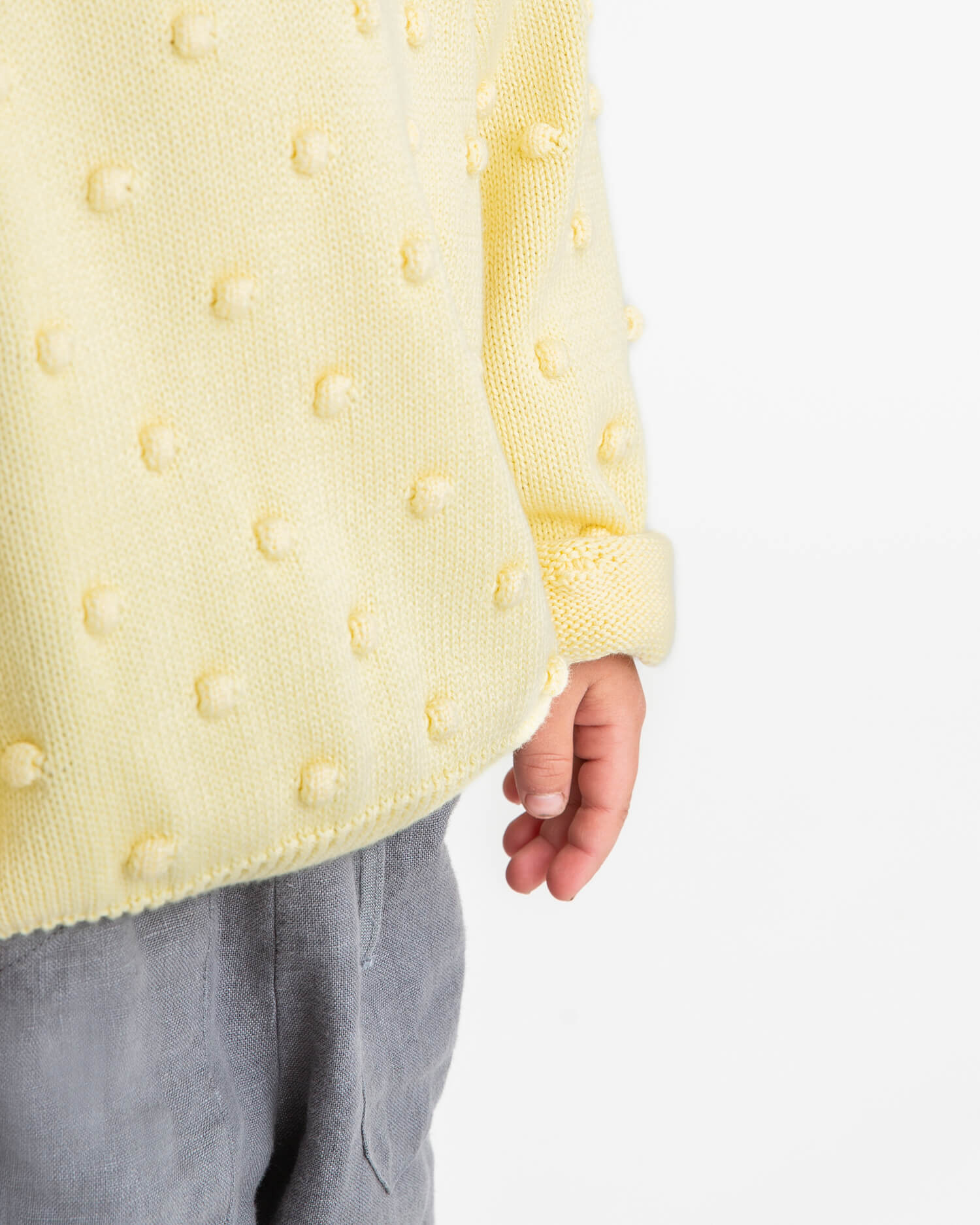 Popcorn Sweater daffodil