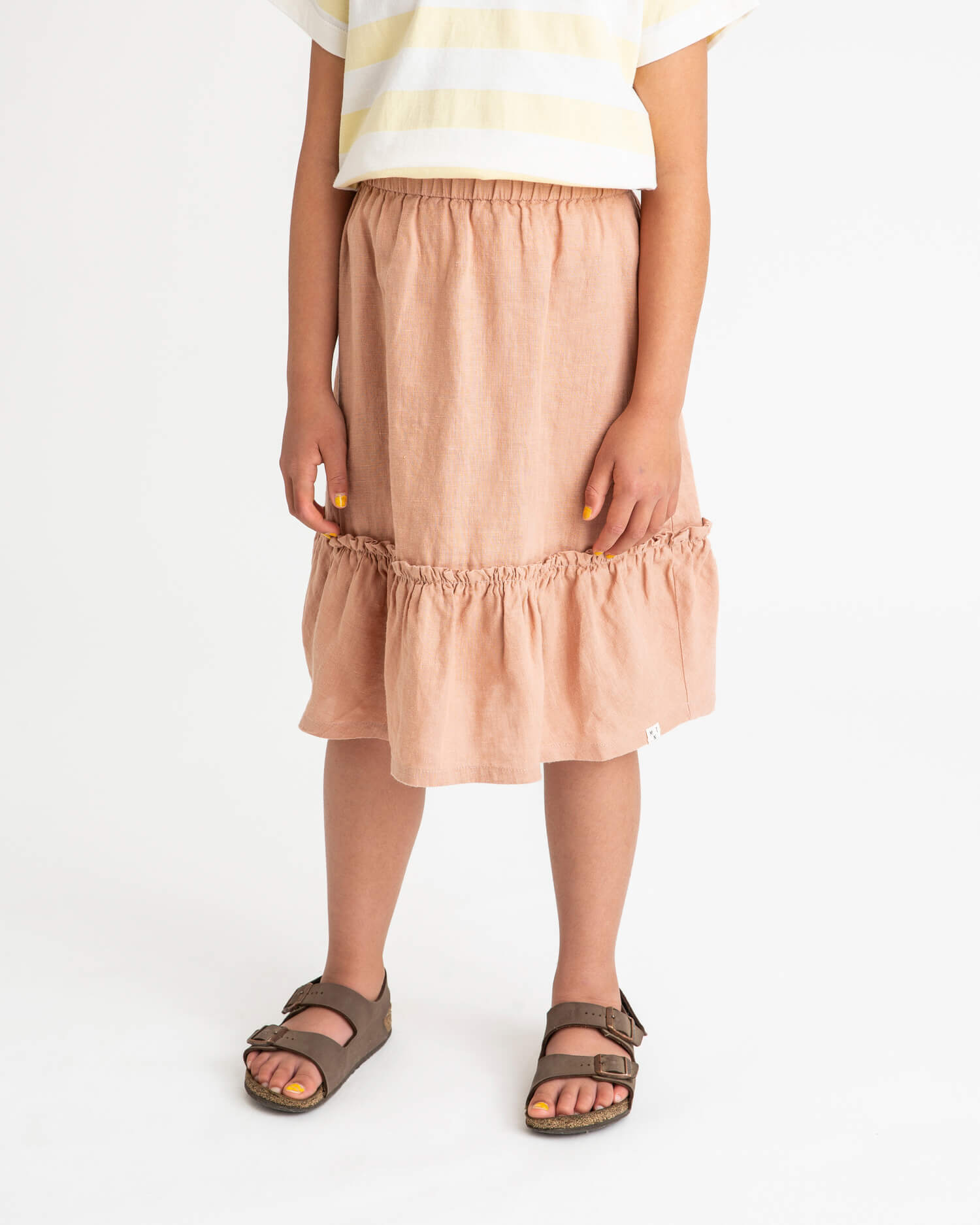 Ruffled Skirt rosewood