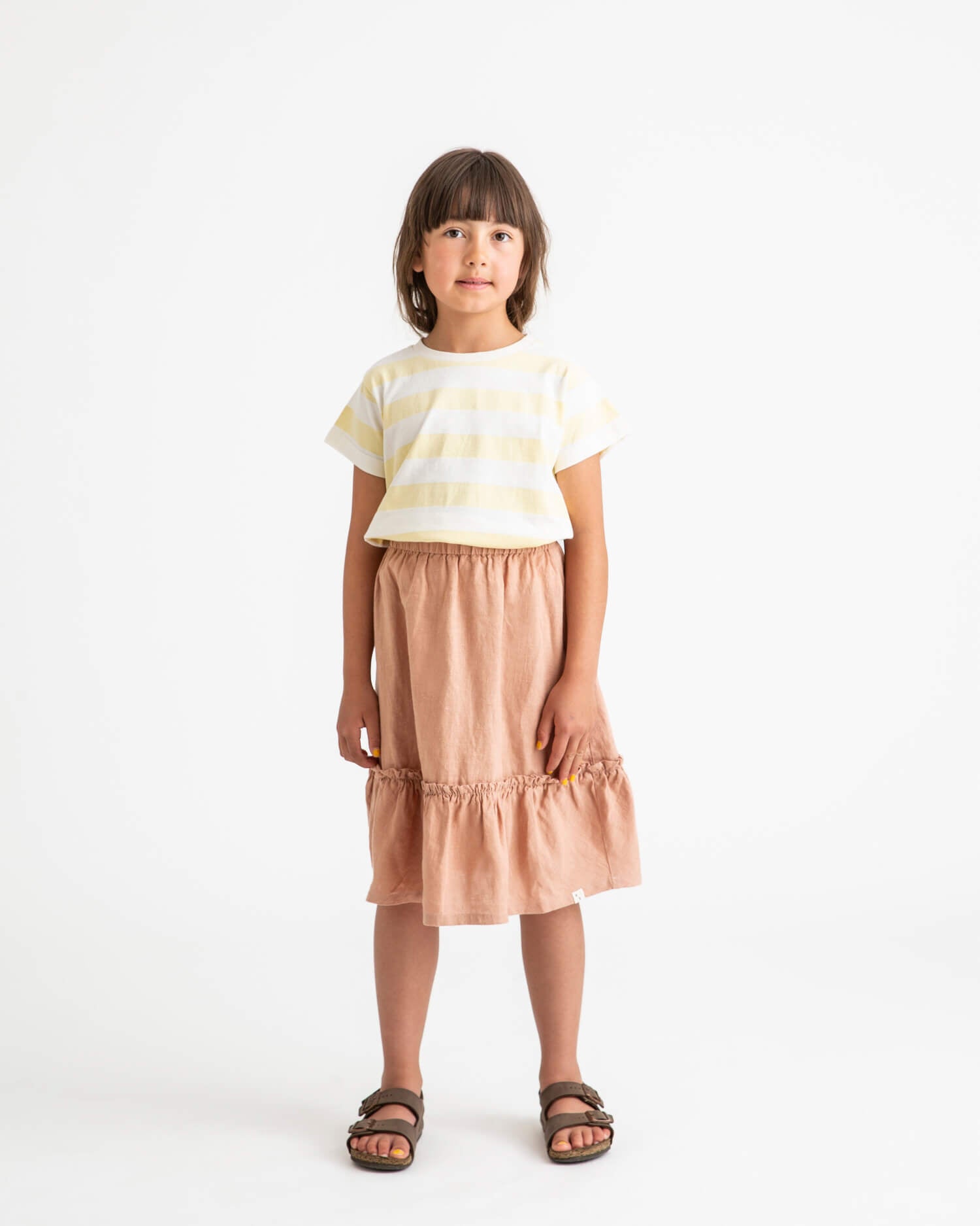 Ruffled Skirt rosewood