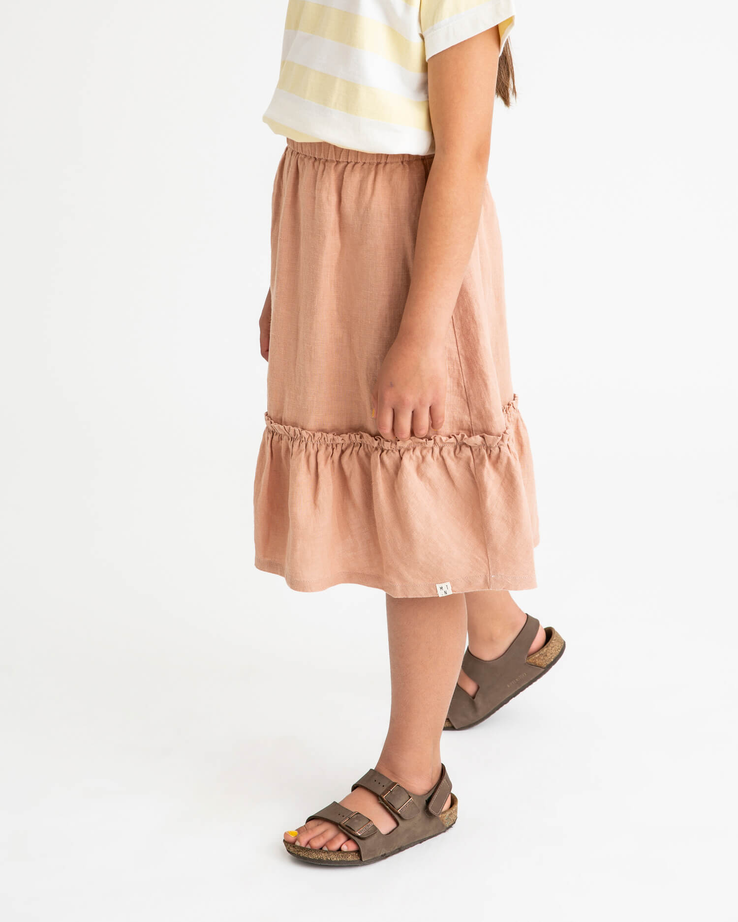 Ruffled Skirt rosewood