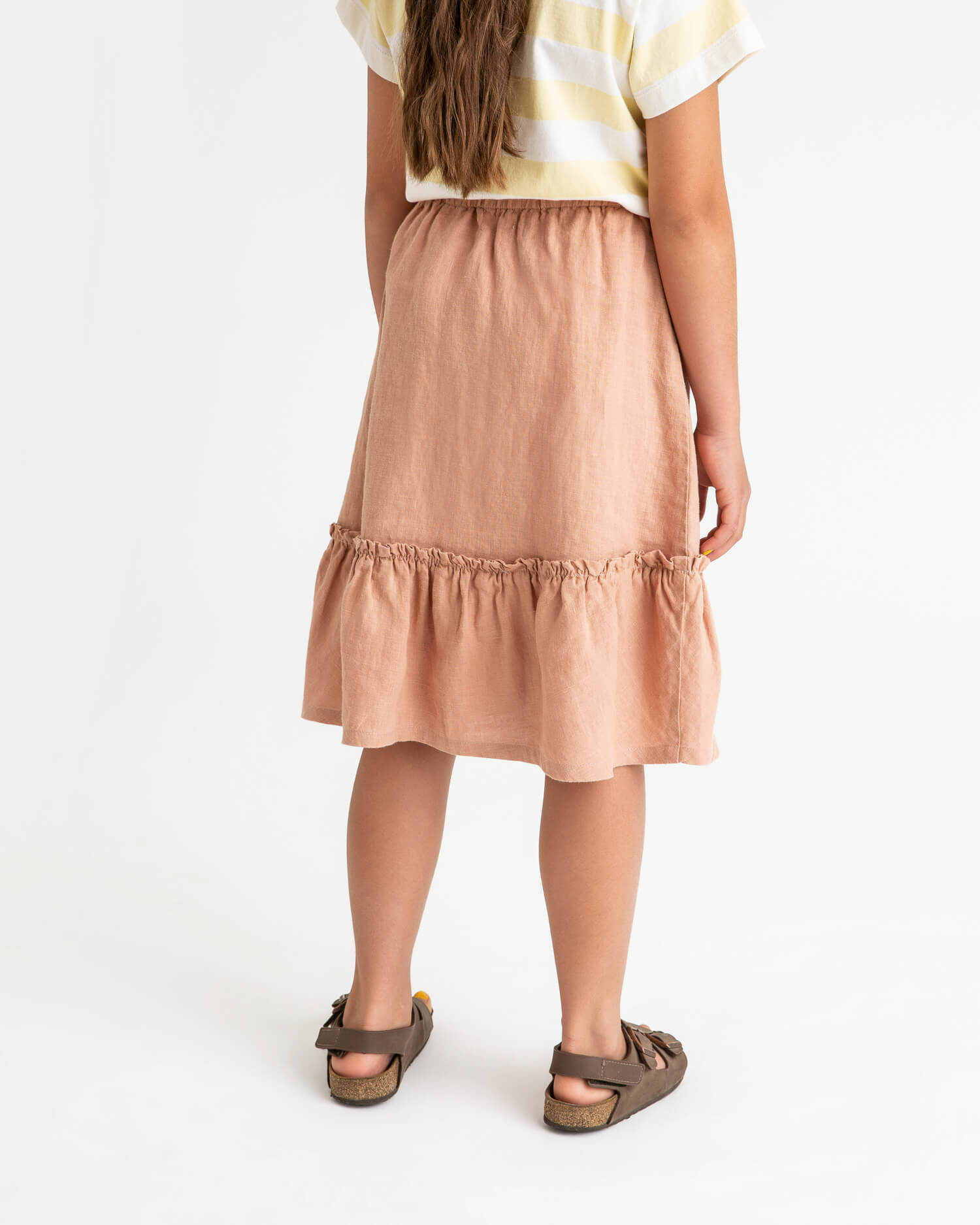 Ruffled Skirt rosewood