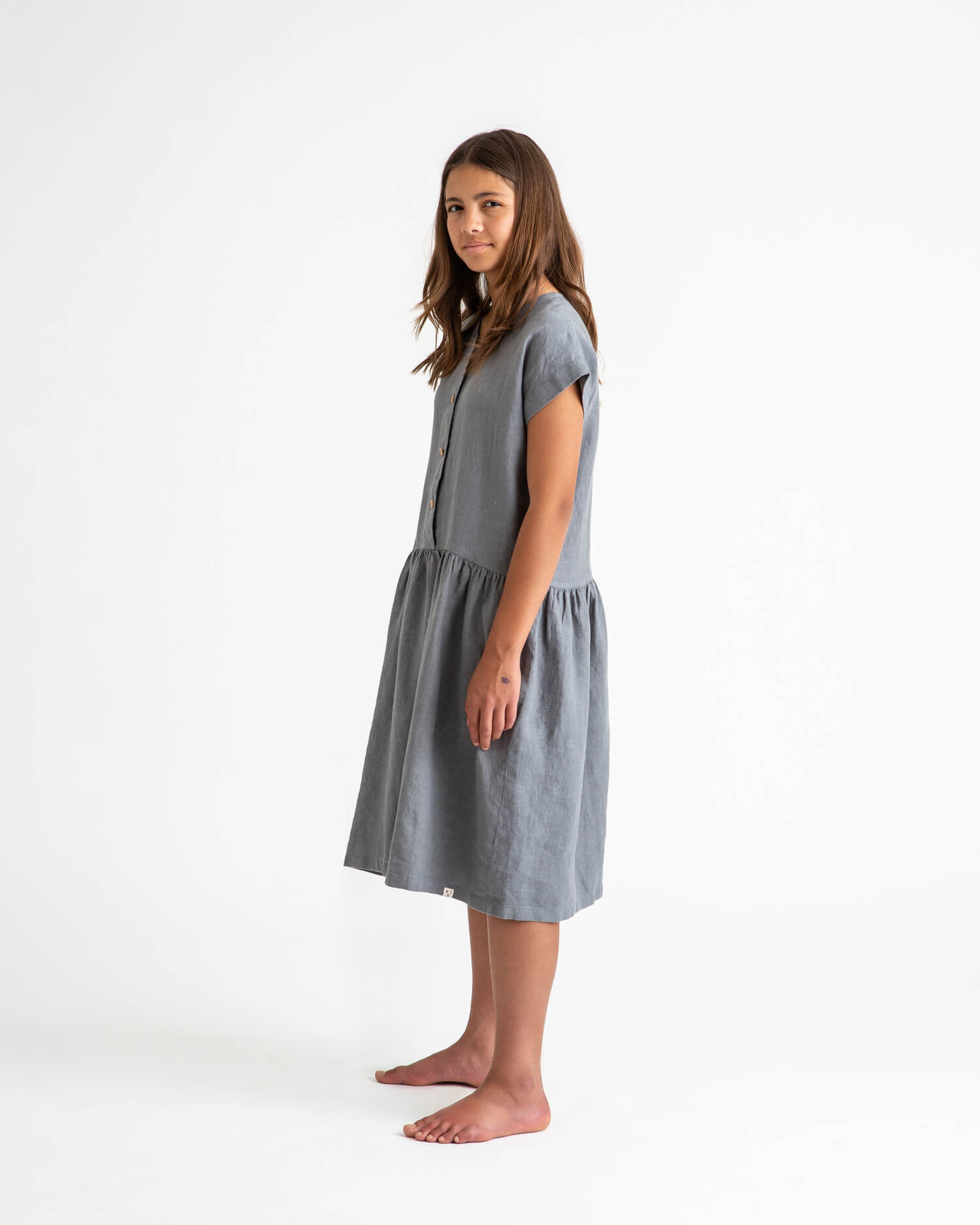 Simple Dress storm blue