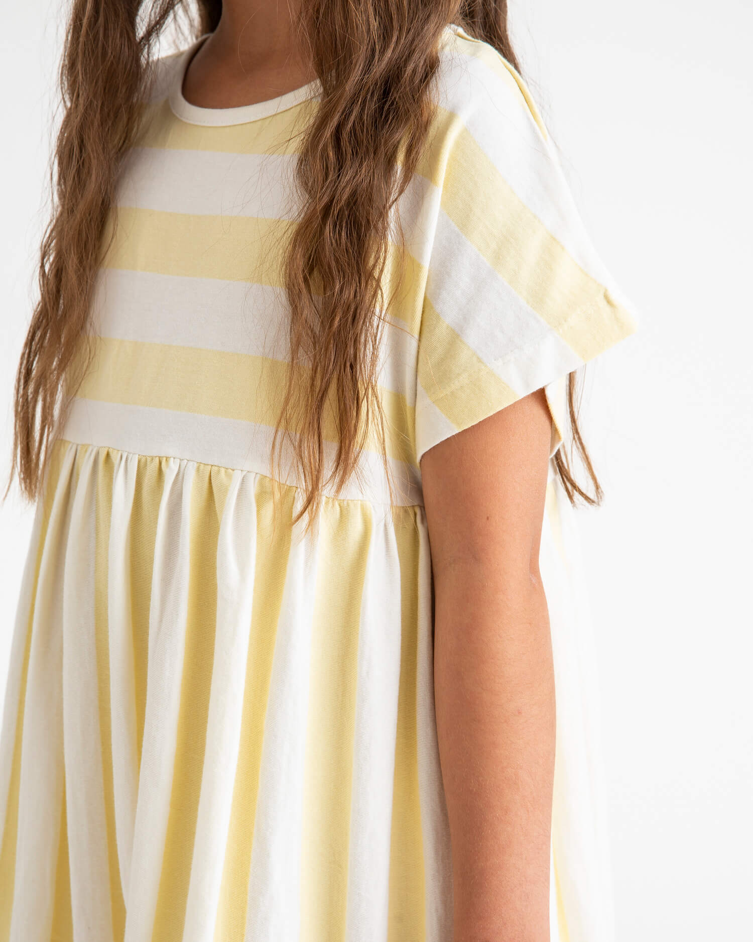 Skater Dress yellow stripes