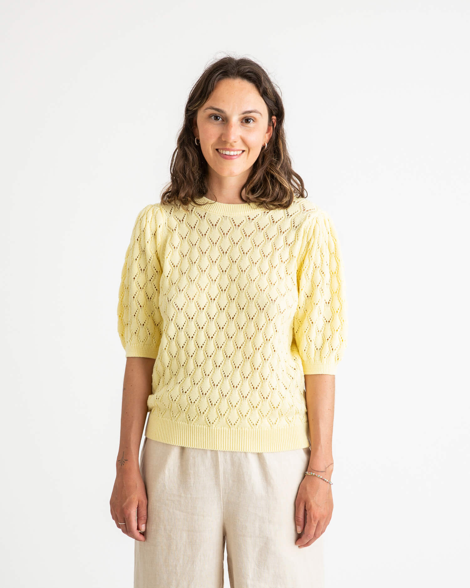 Knit Blouse daffodil