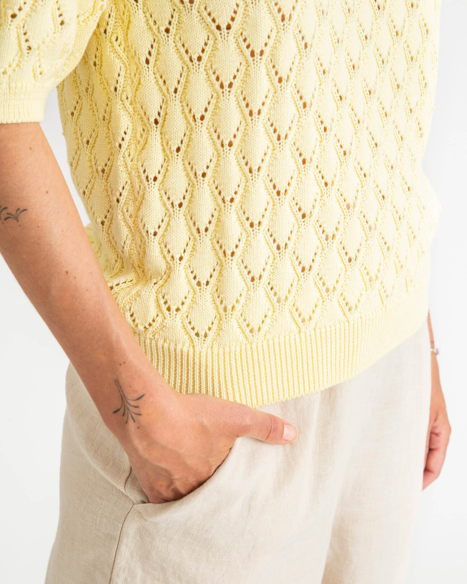 Knit Blouse daffodil