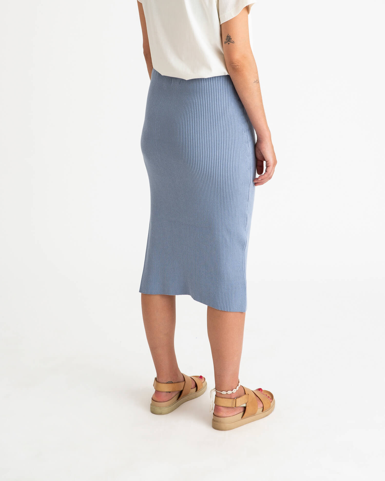 Knit Skirt dove blue