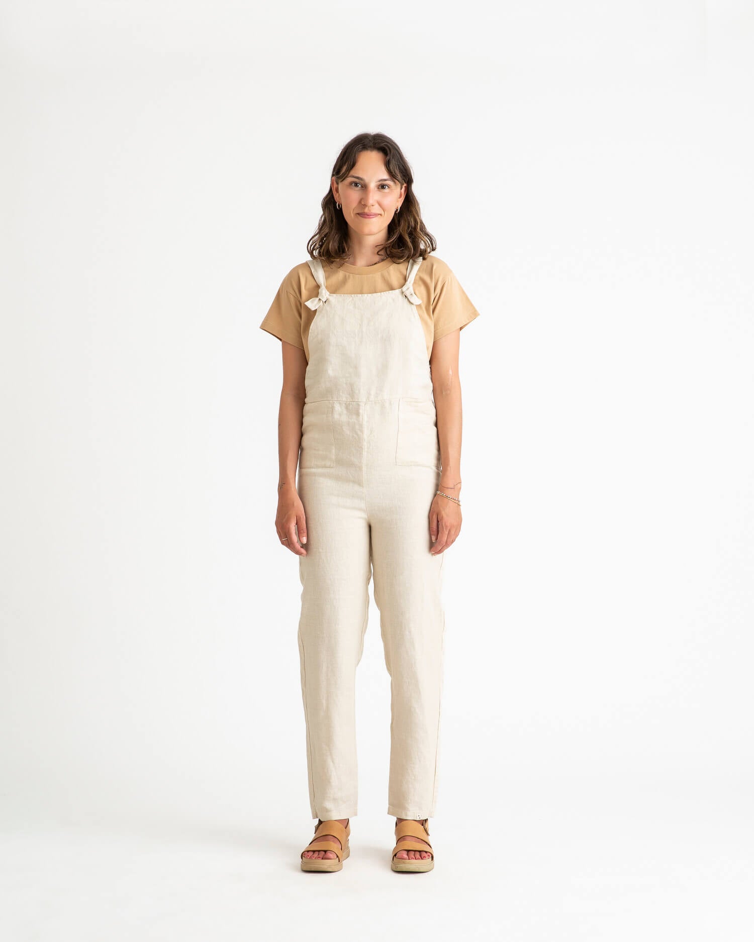 Linen Overall almond