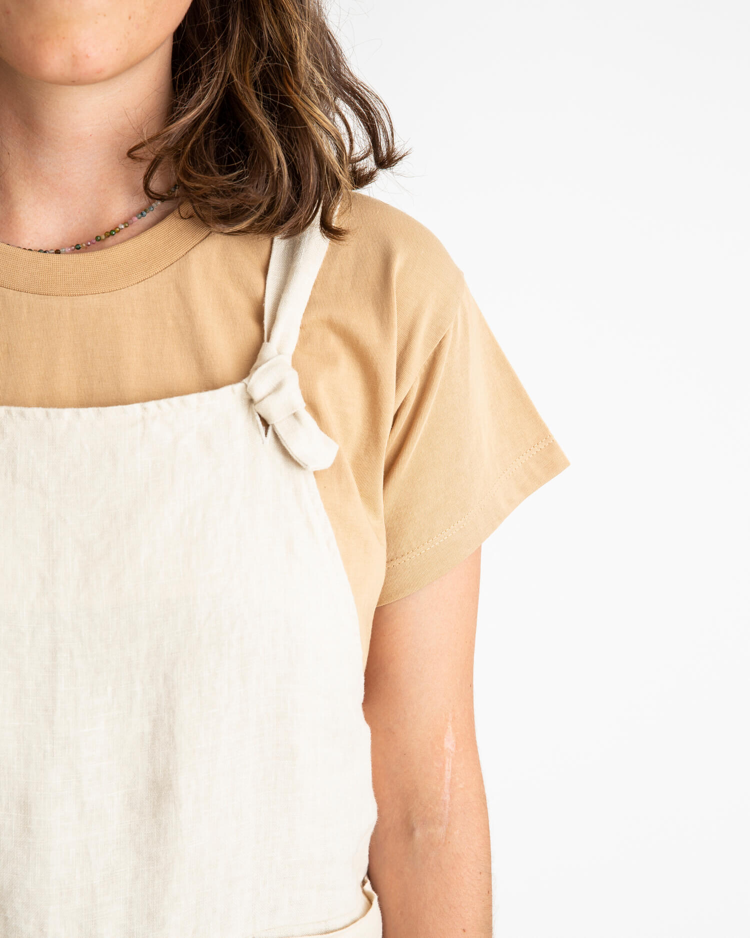 Linen Overall almond