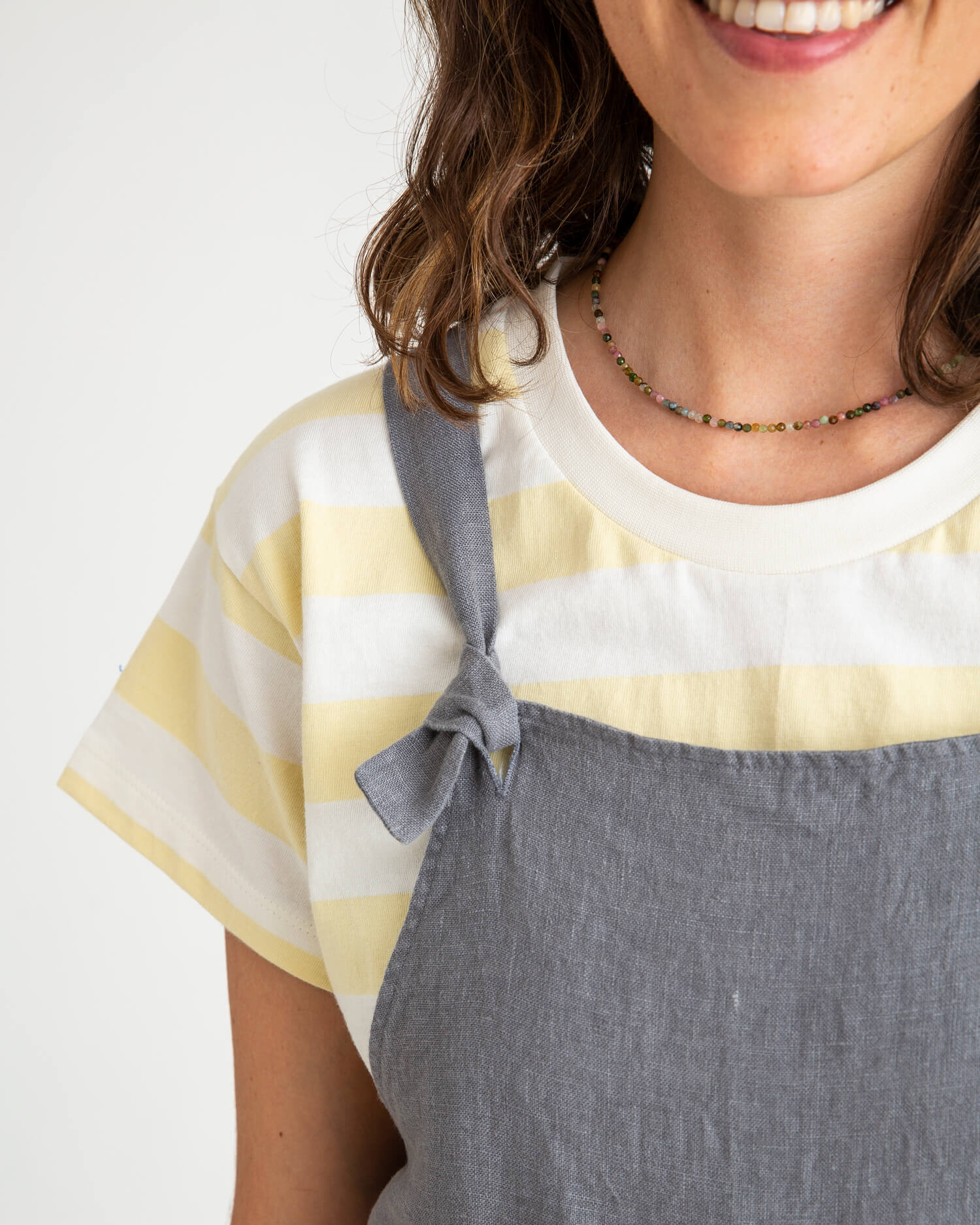 Linen Overall storm blue