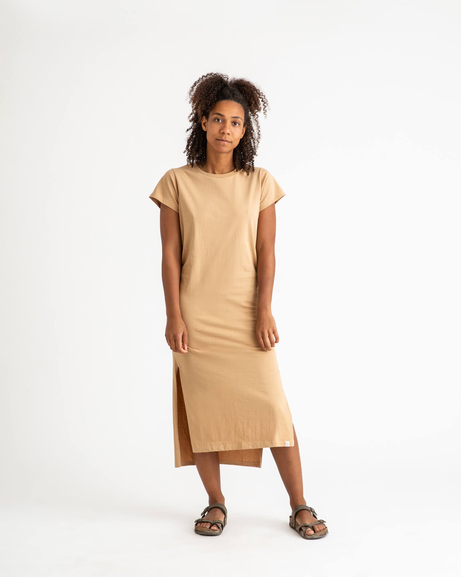 Tee Dress camel