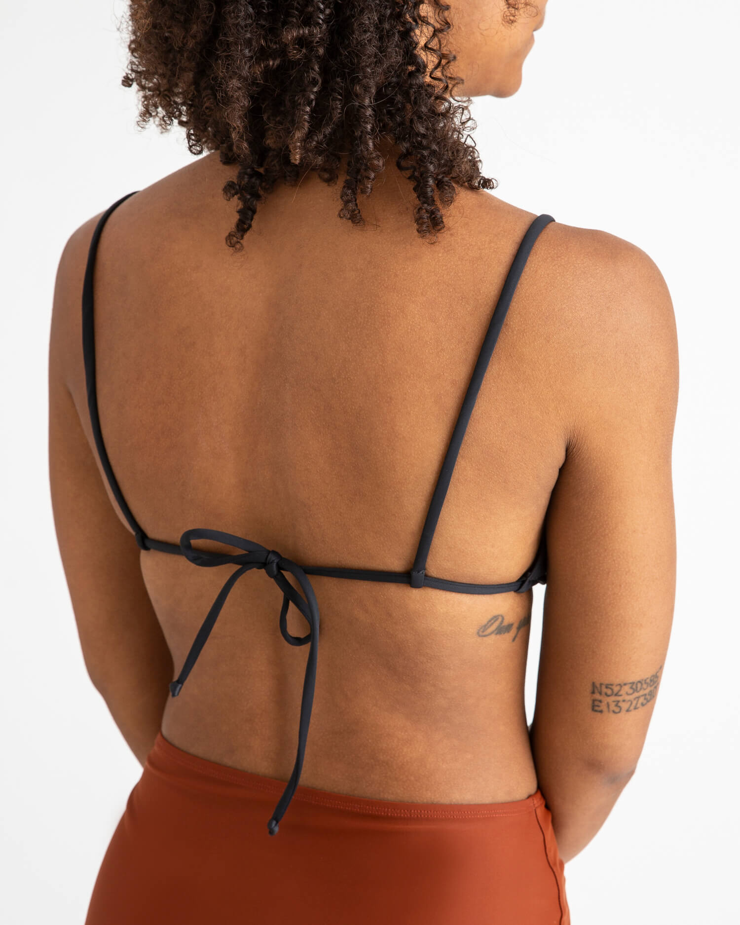 Triangle Bikini Top vintage black