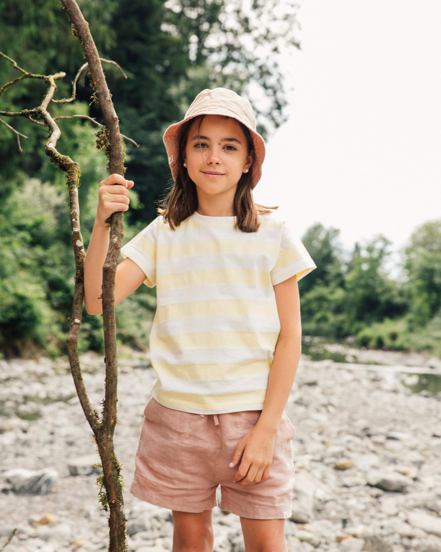 Classic T-Shirt yellow stripes