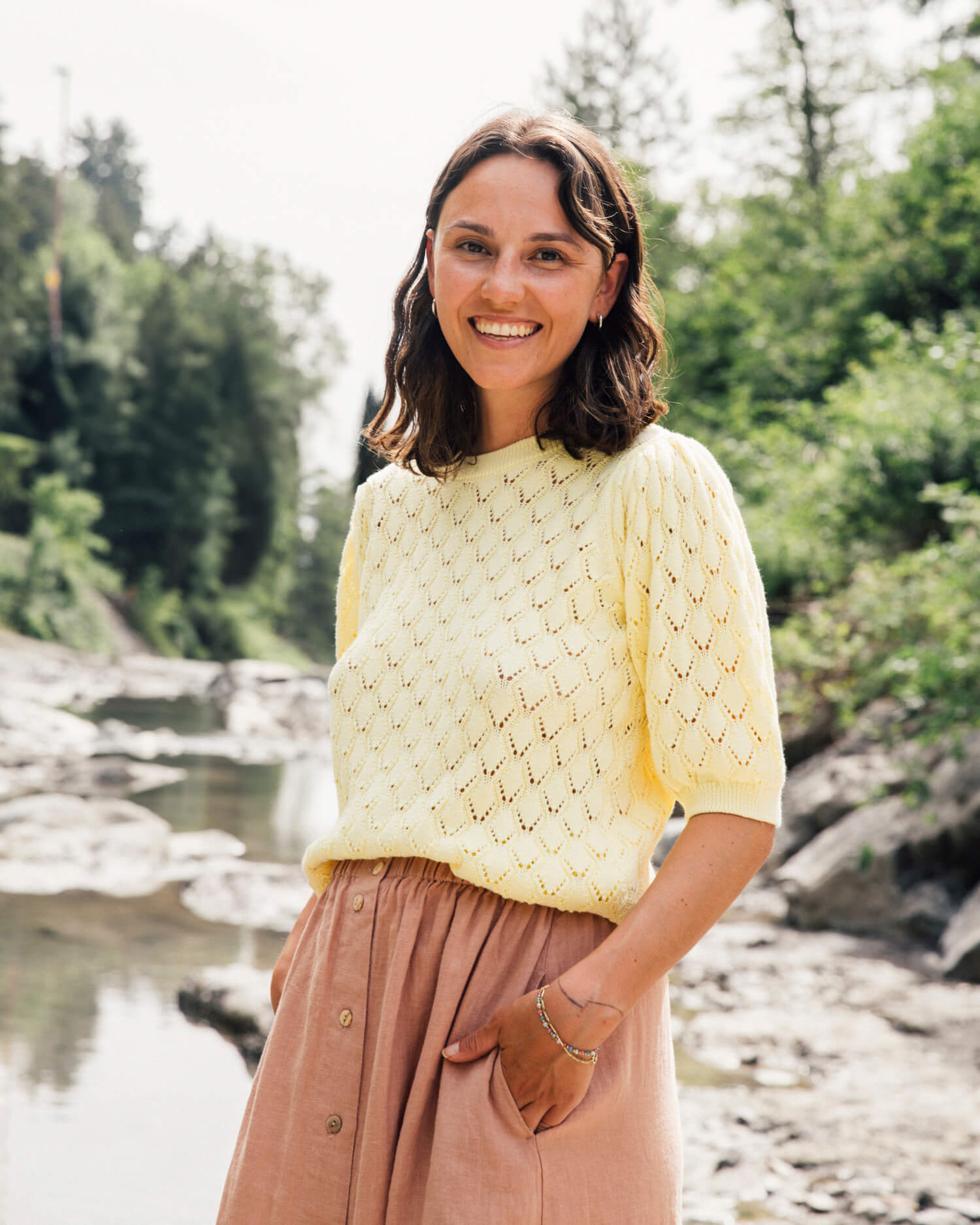 Knit Blouse daffodil