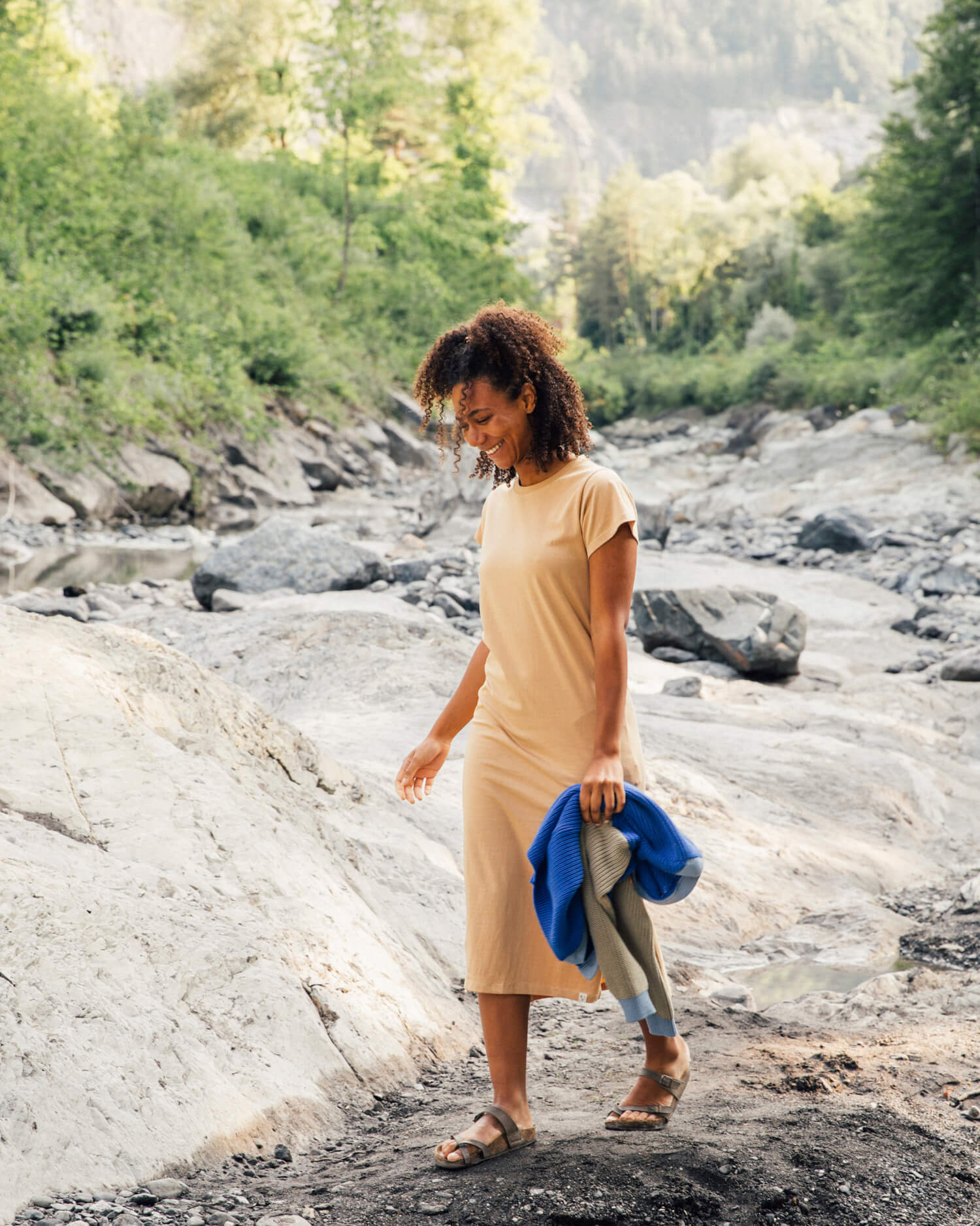 Tee Dress camel