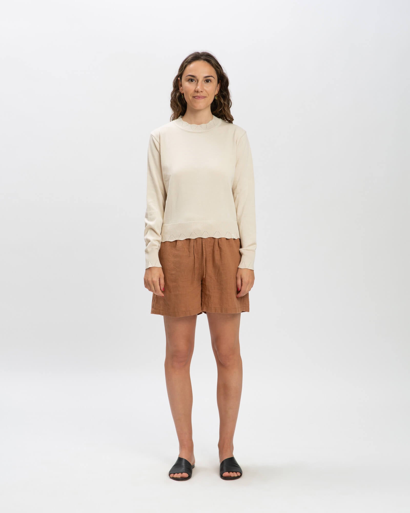Flower Sweater sand