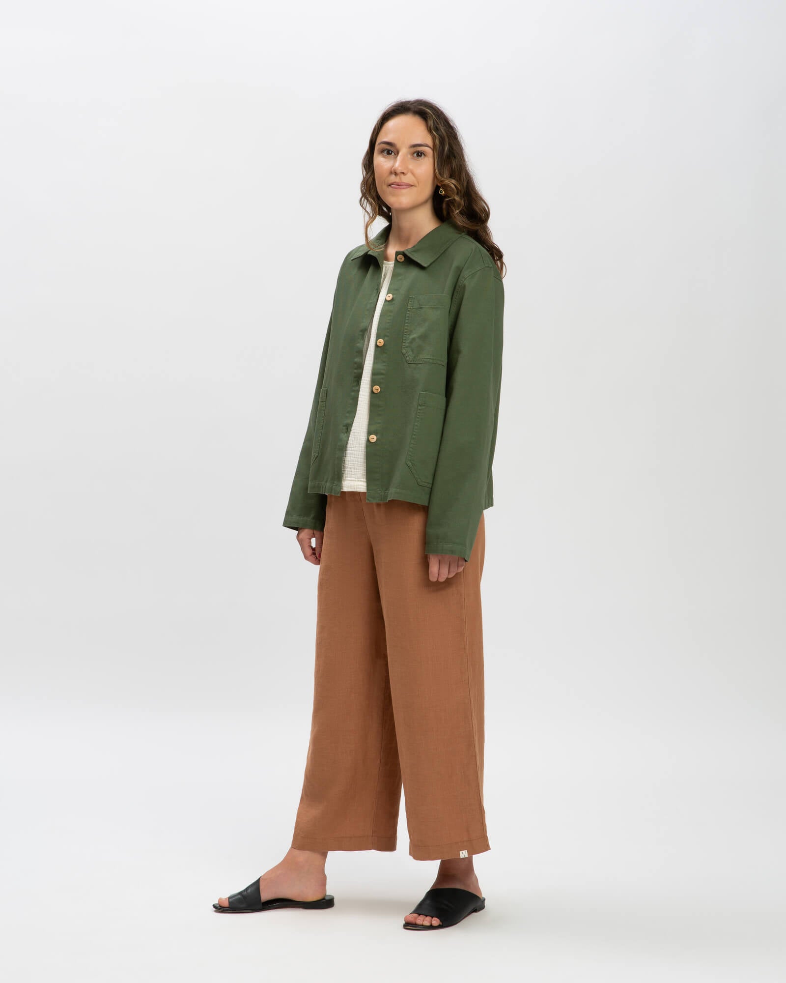 Twill Classic Jacket artichoke