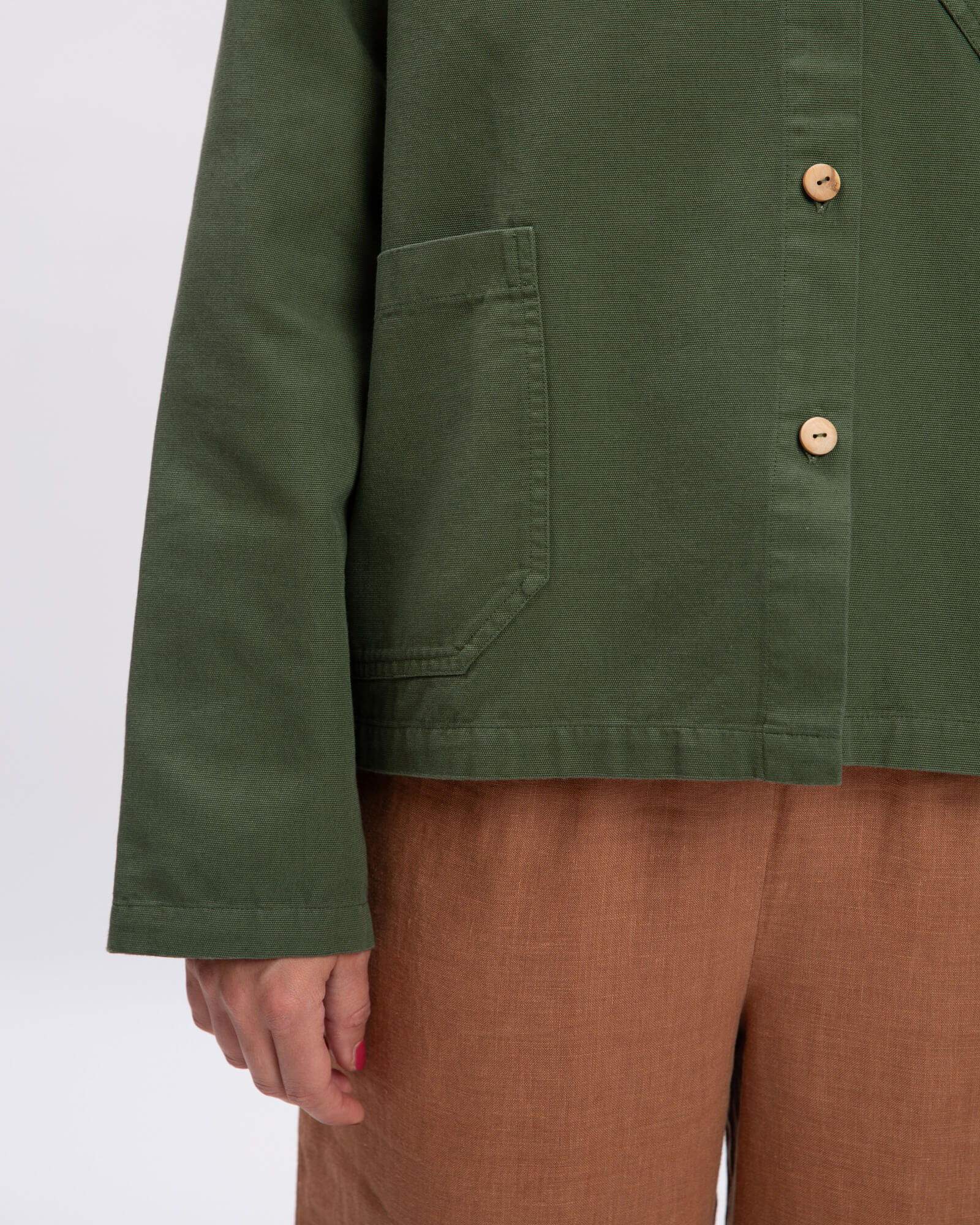 Twill Classic Jacket artichoke