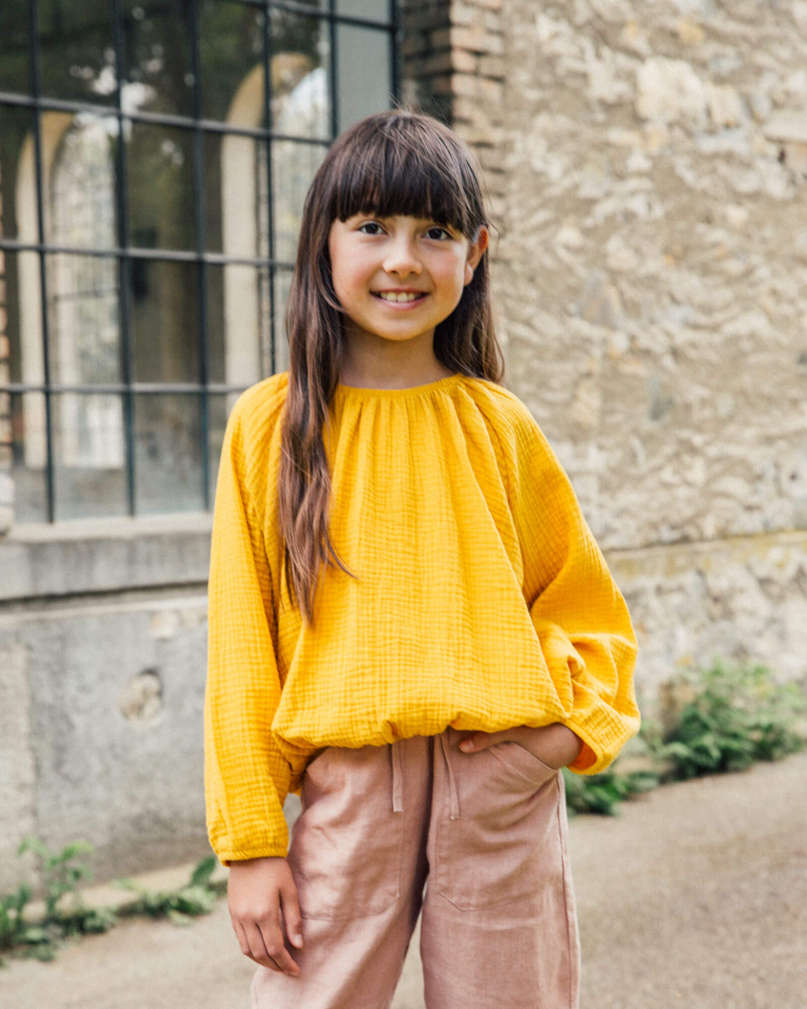 Balloon Blouse marigold