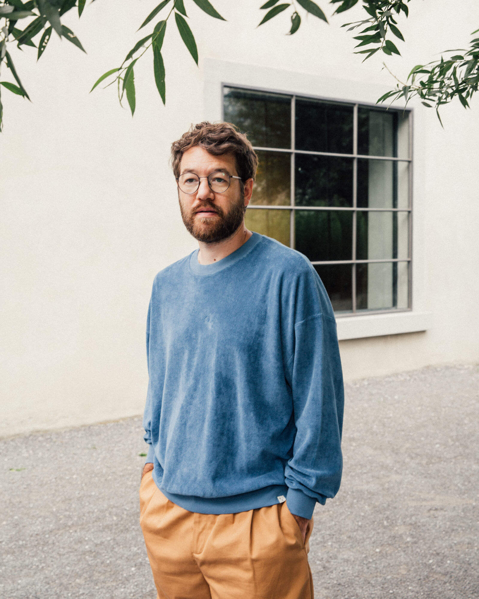 Terry Sweatshirt dusk blue