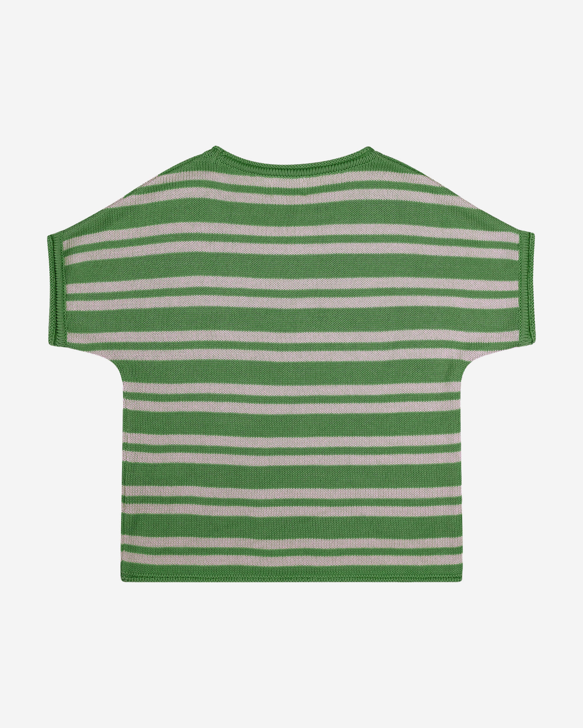 Boxy Knit T-Shirt fir/lavender