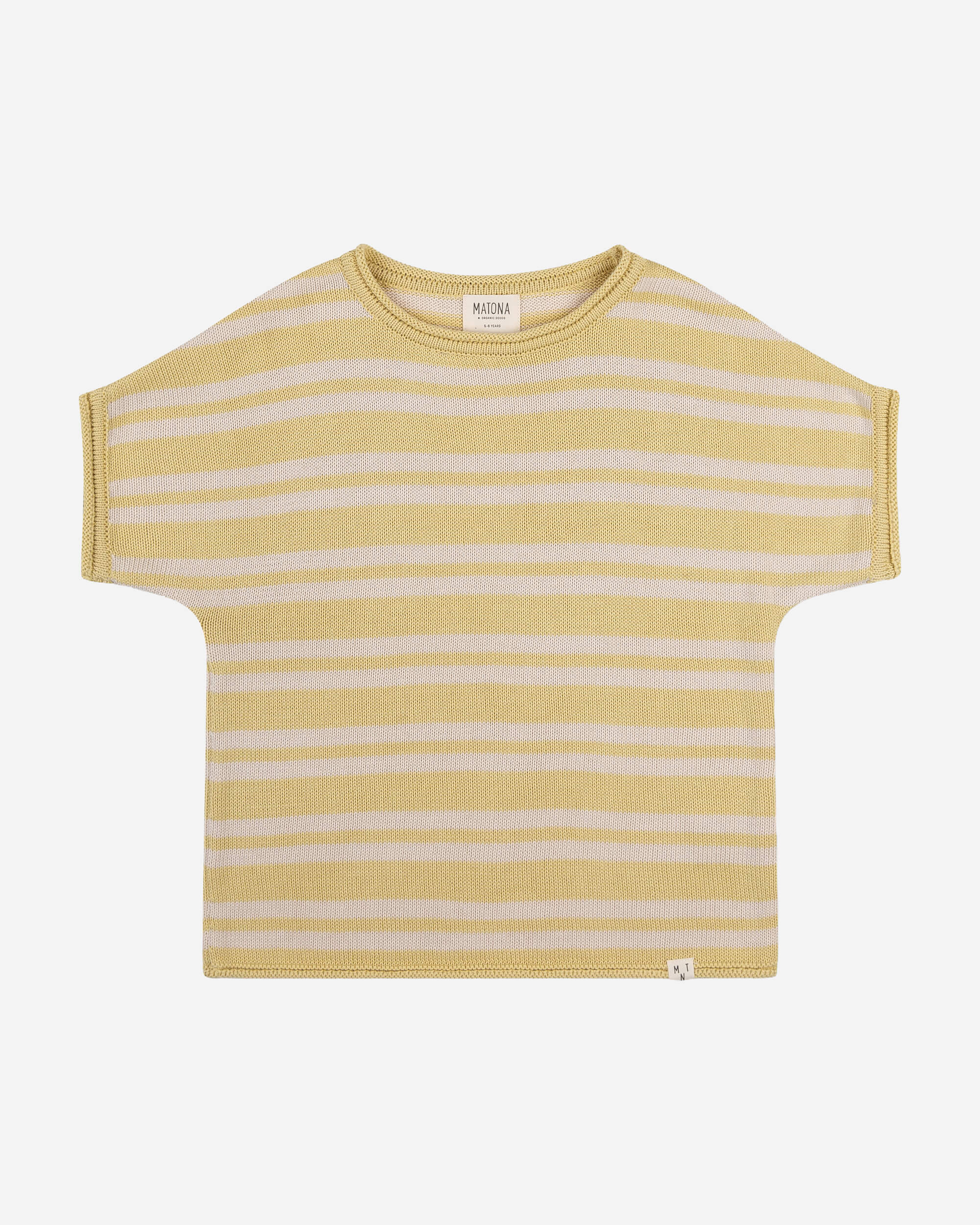 Boxy Knit T-Shirt vanilla/bone