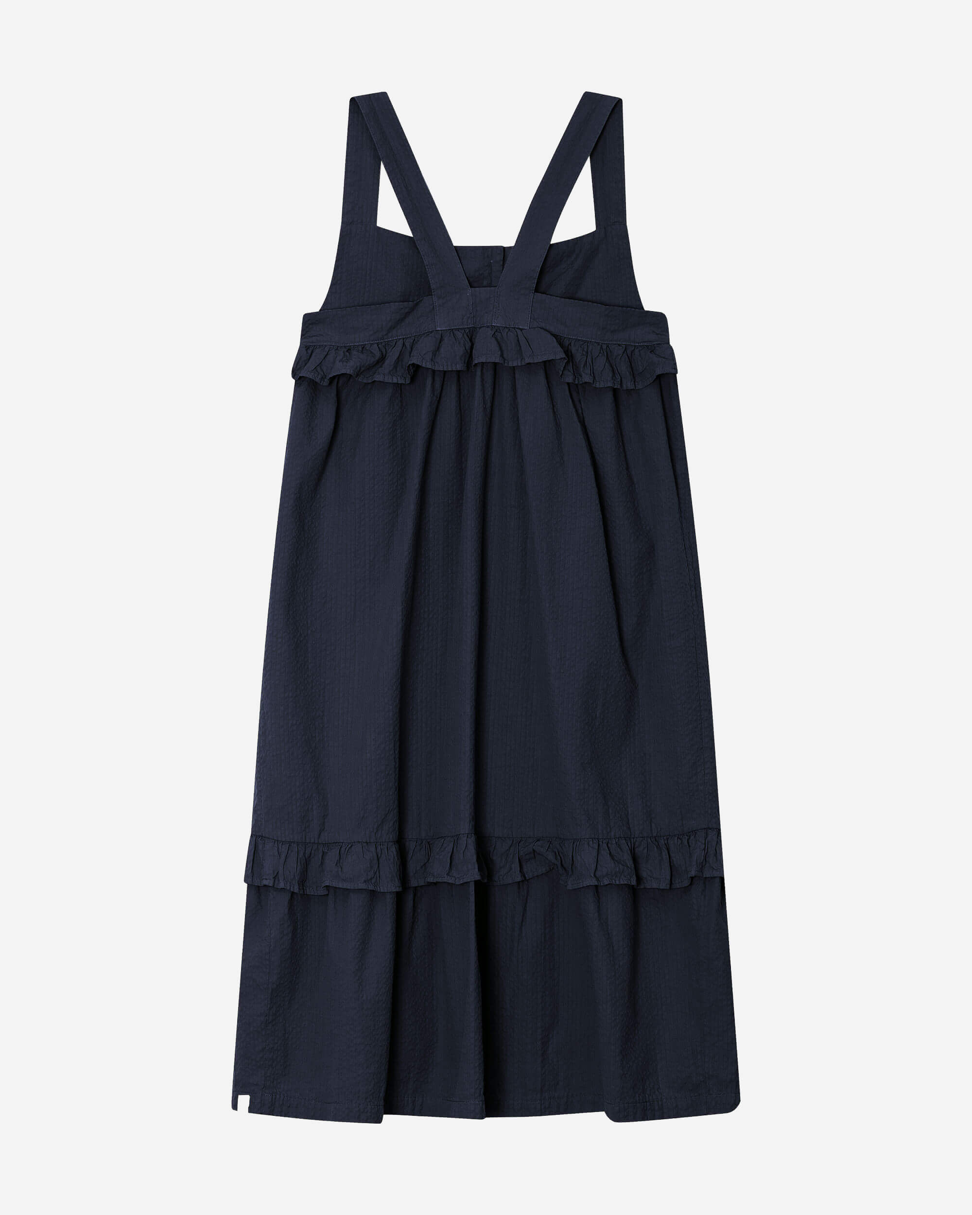 Frill Dress navy