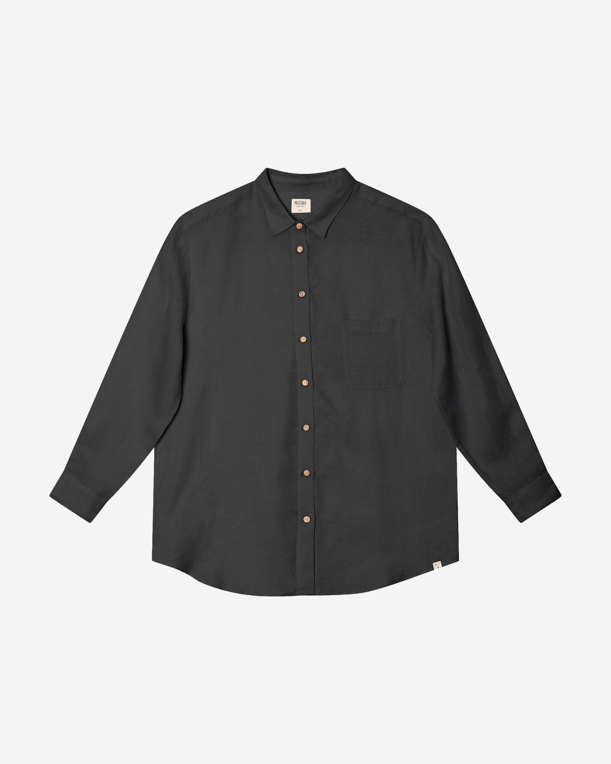 Linen Shirtblouse black